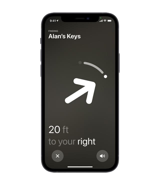 Apple AirTag Precision Finding