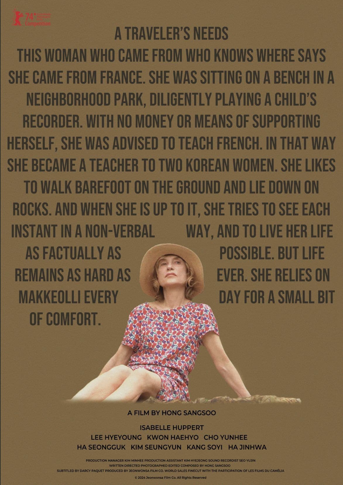 A Travellers Needs   Hong Sang soo