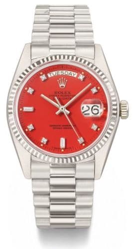 Rolex 18039 Stella Red