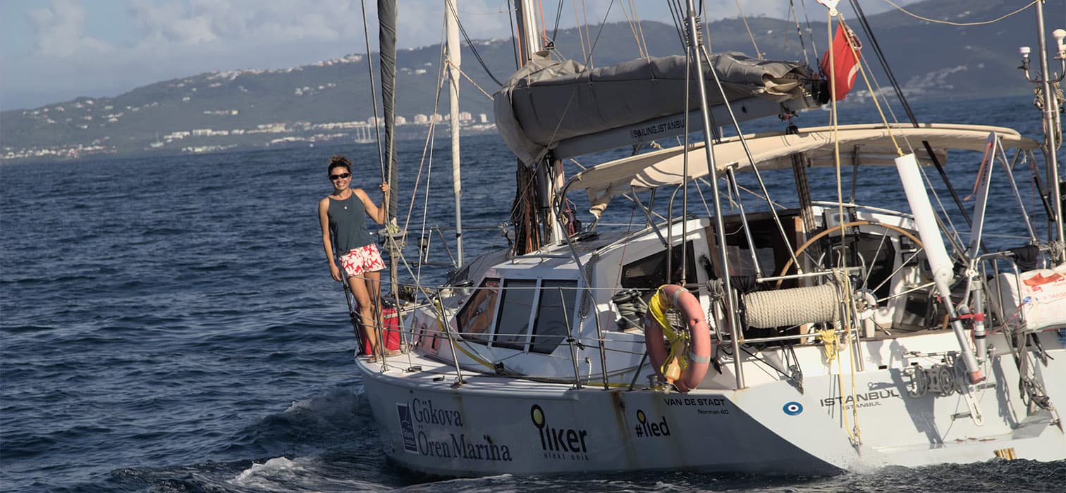 Atlantik’i Tek Başına Geçen İlk Türk Kadın Yelkenci Başak Mireli