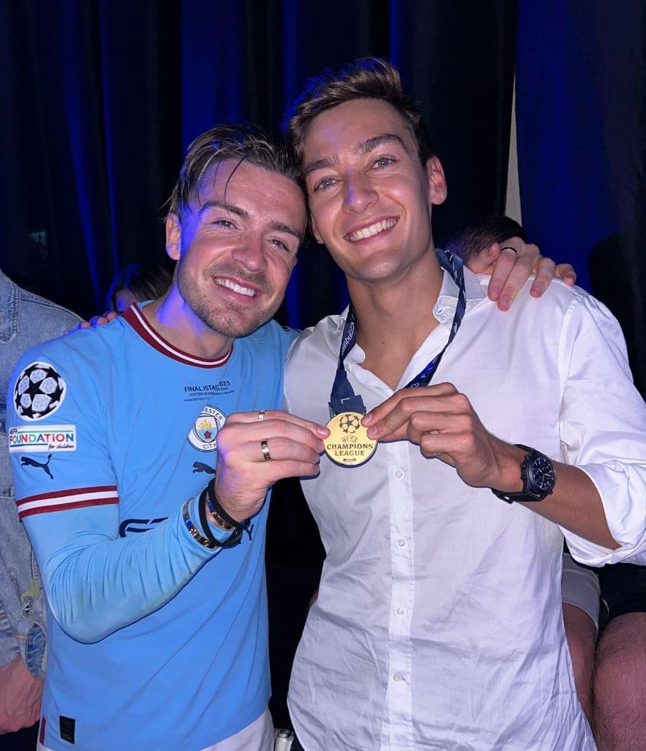 George Russell in IWC Schaffhausen