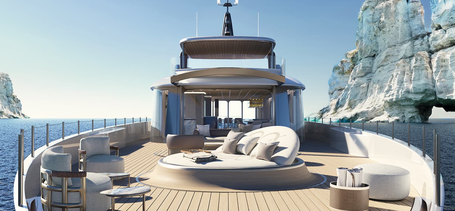 Renaissance at Sea: 42 Exuma by Elie Saab