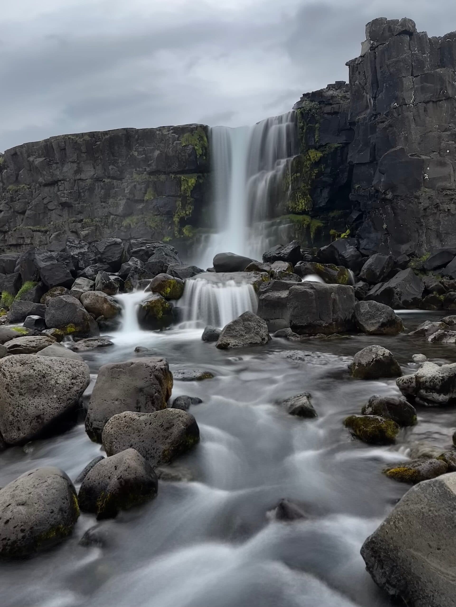 izlanda Oxararfoss Selalesi