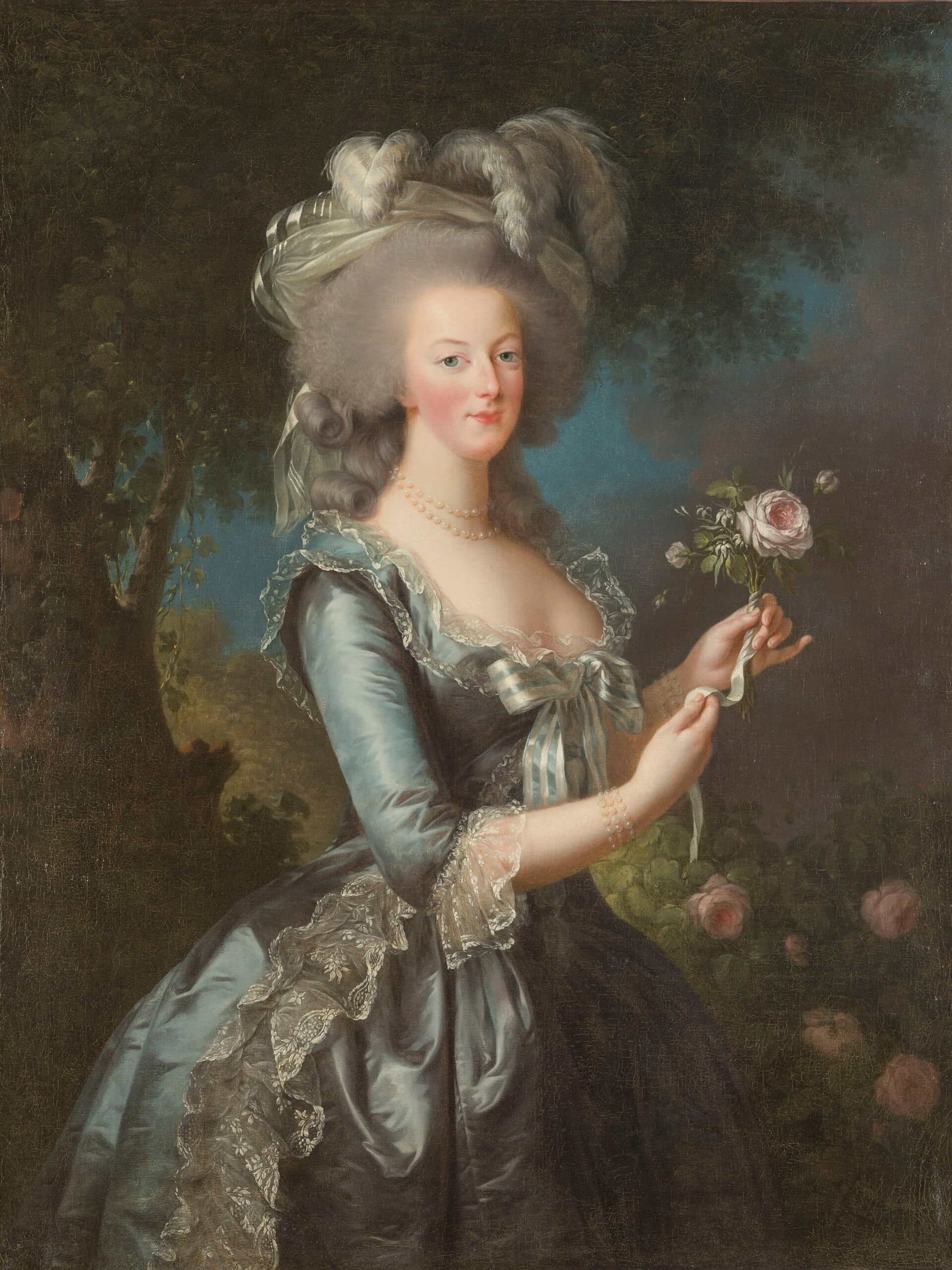 Marie Antoinette a la rose edited