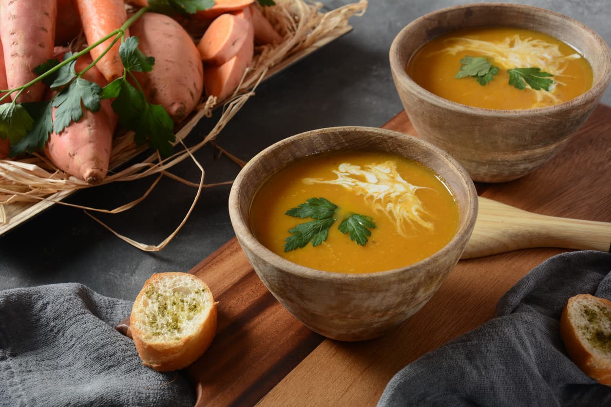 lezzetli kis corbalari tatli patates