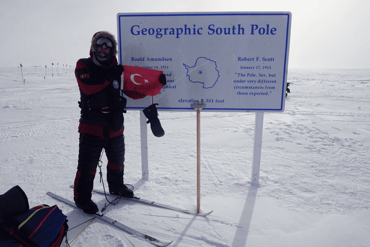 The First Turk to Trek to the South Pole: Ali Rıza Bilal