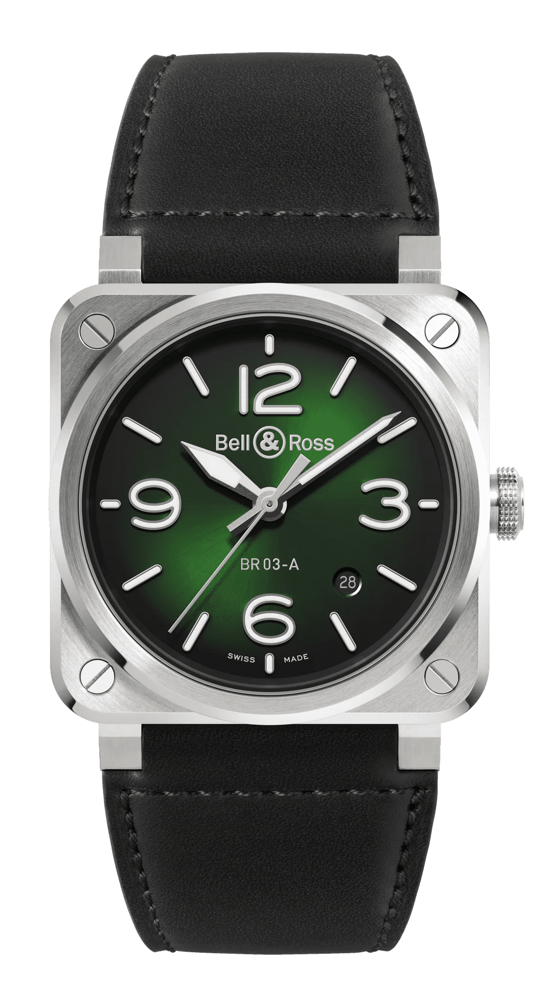 Kare İçinde Yuvarlak Kasa, Yeşil Kadran: BR-03 Green Steel