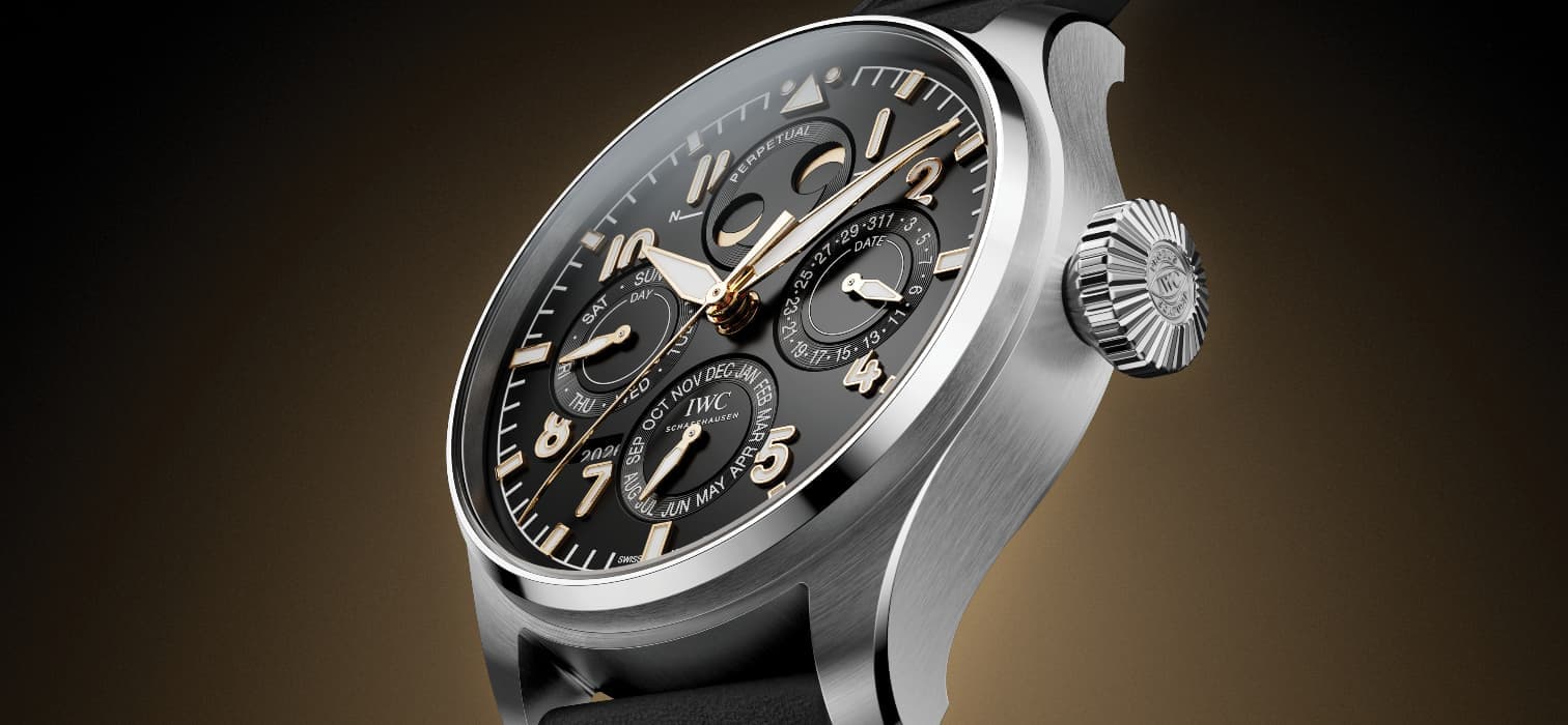 IWC Big Pilot’s Watch Perpetual Calendar Proset 140 Years Mercedes-Benz