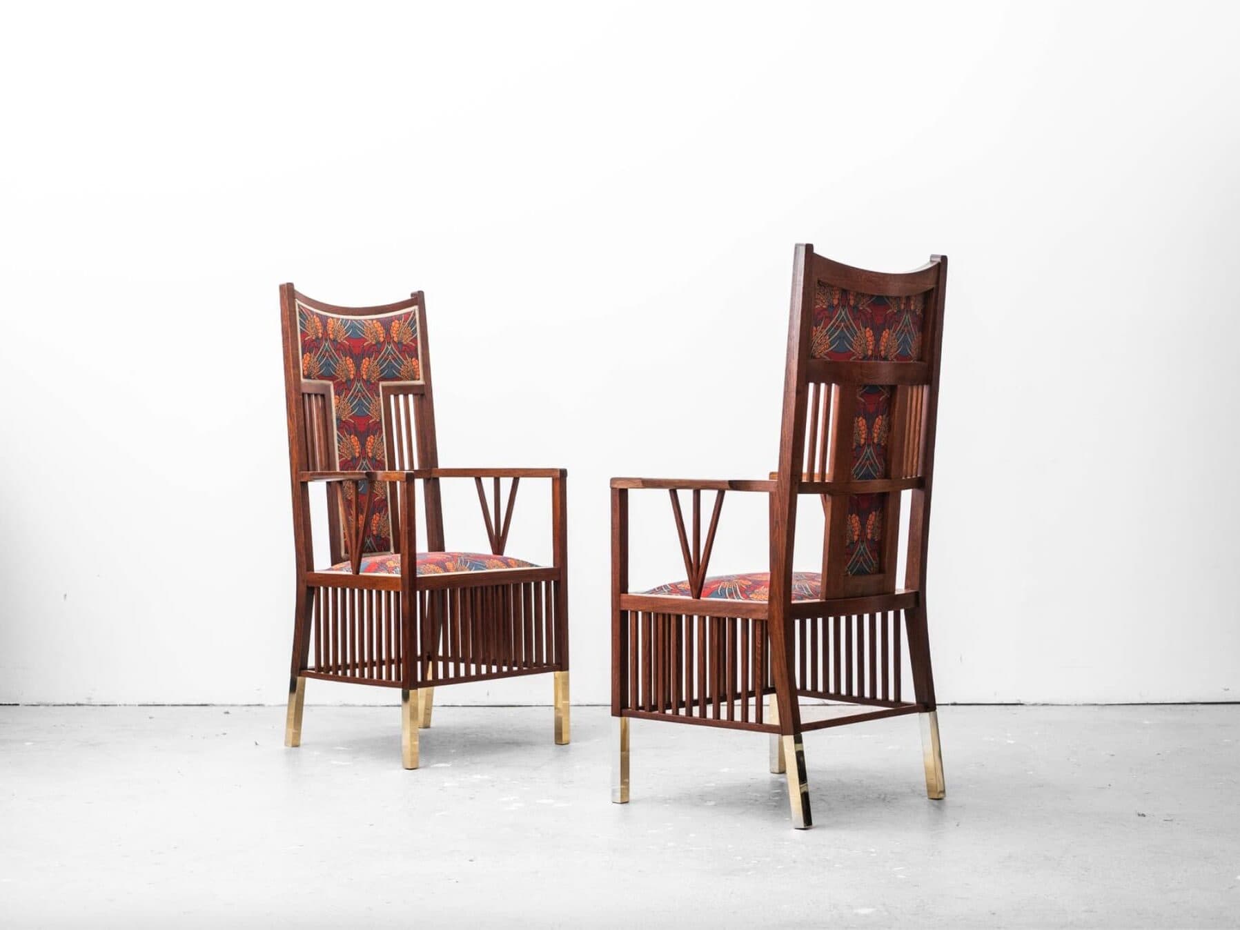 Antique Secessionist Armchairs
