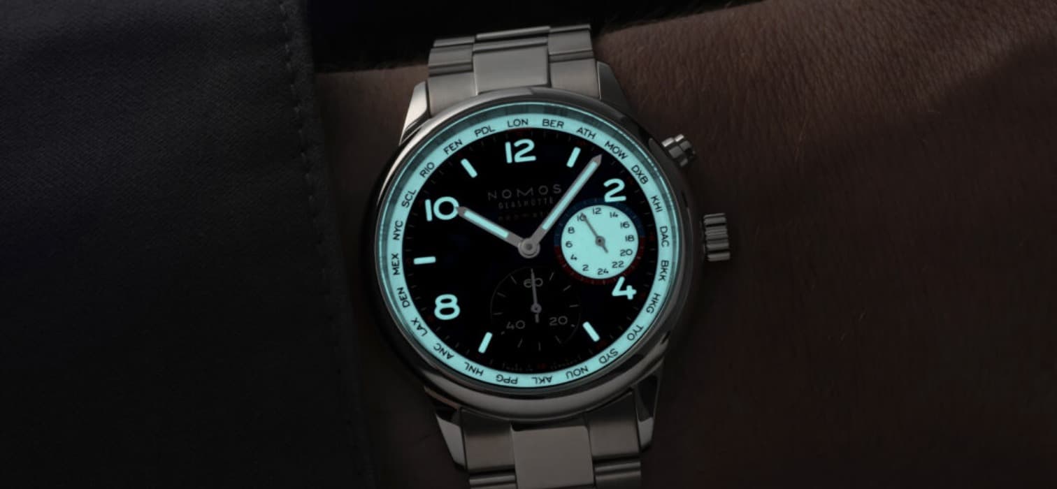 Nomos Glashütte’den Yeni Club Sport Neomatik Worldtimer Dark