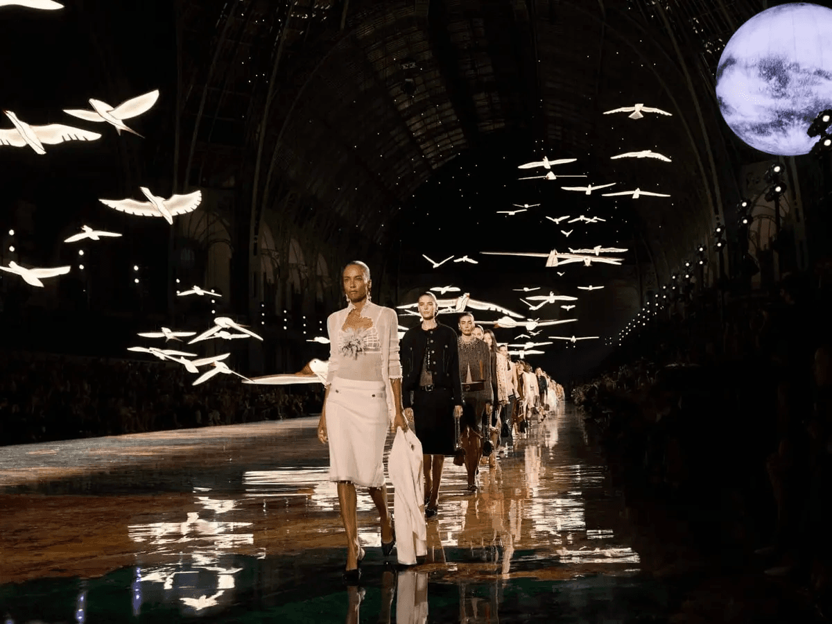 2027 Paris Fashion Week: Gold, Birds and a Little Real Life