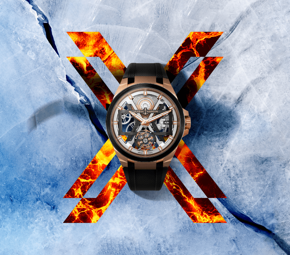 X Montre Requin Horizontal