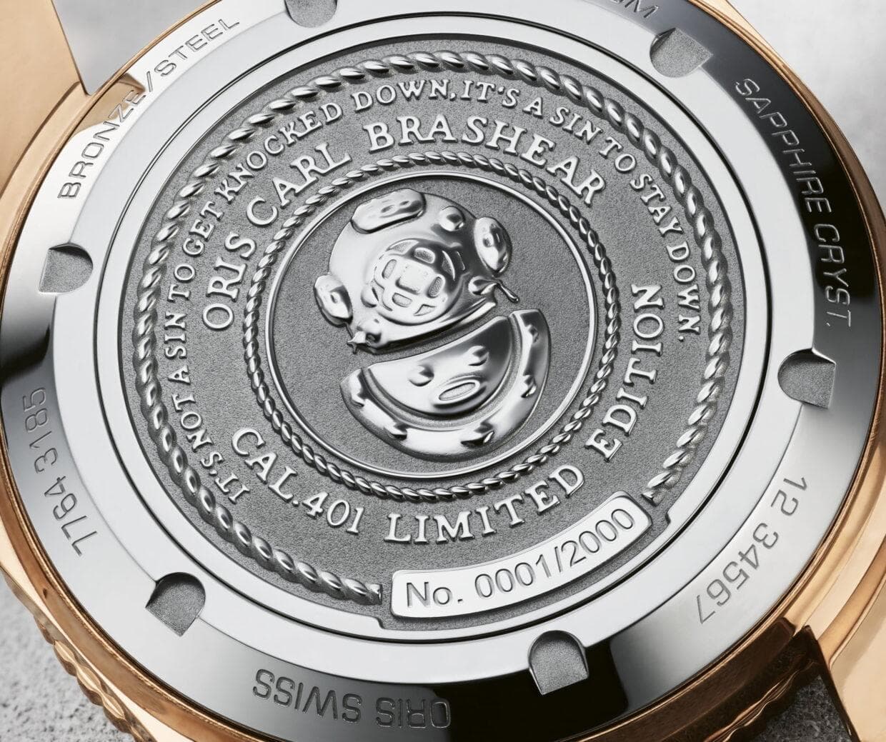 01 401 7764 3185 Set Oris Carl Brashear Calibre 401 Limited Edition HighRes 12936 1