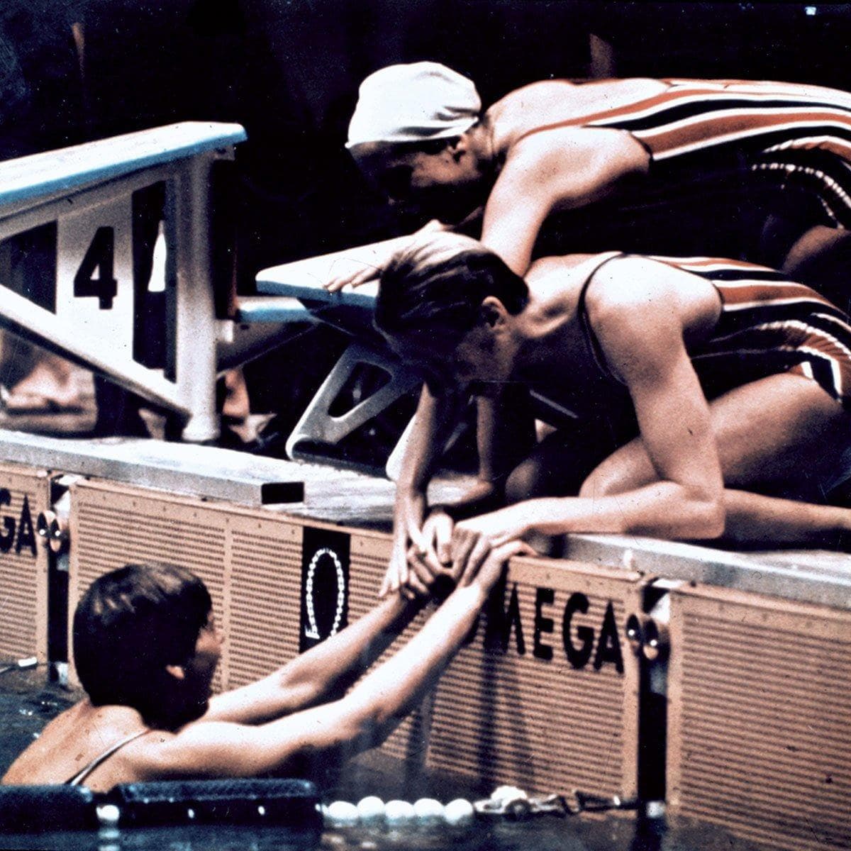 1967 Omega Swimming Touchpad During The Pan American Games