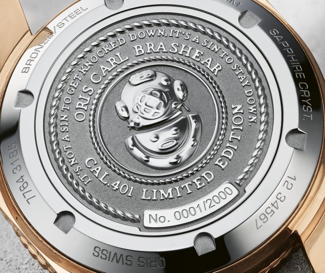 01 401 7764 3185 Set Oris Carl Brashear Calibre 401 Limited Edition HighRes 12936 1 1