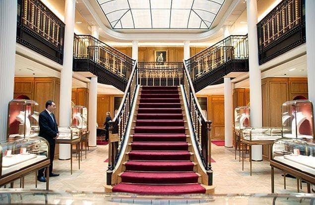 Cartier boutique on Rue de la Paix paris