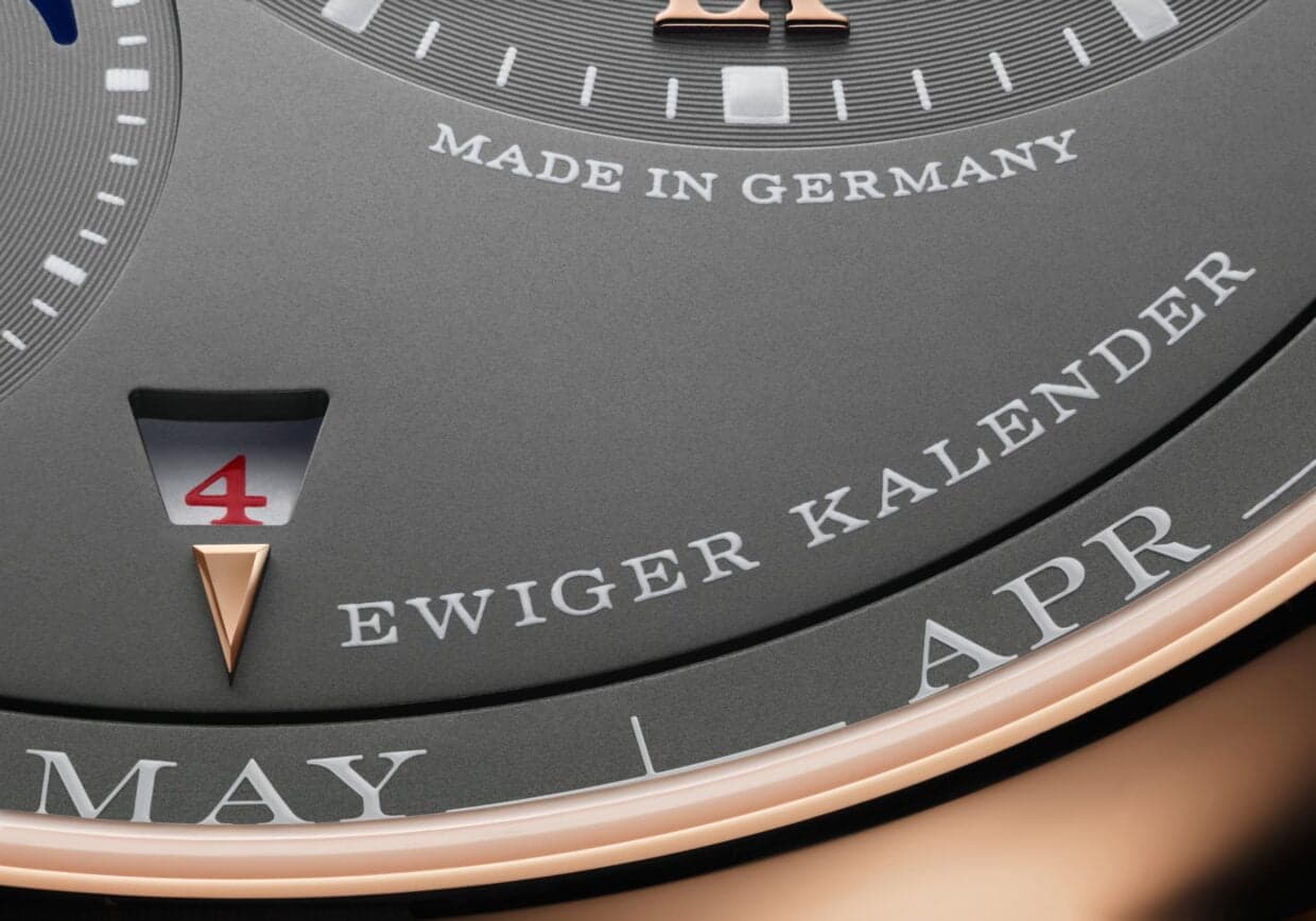 lange 1 perpetual calendar pink gold