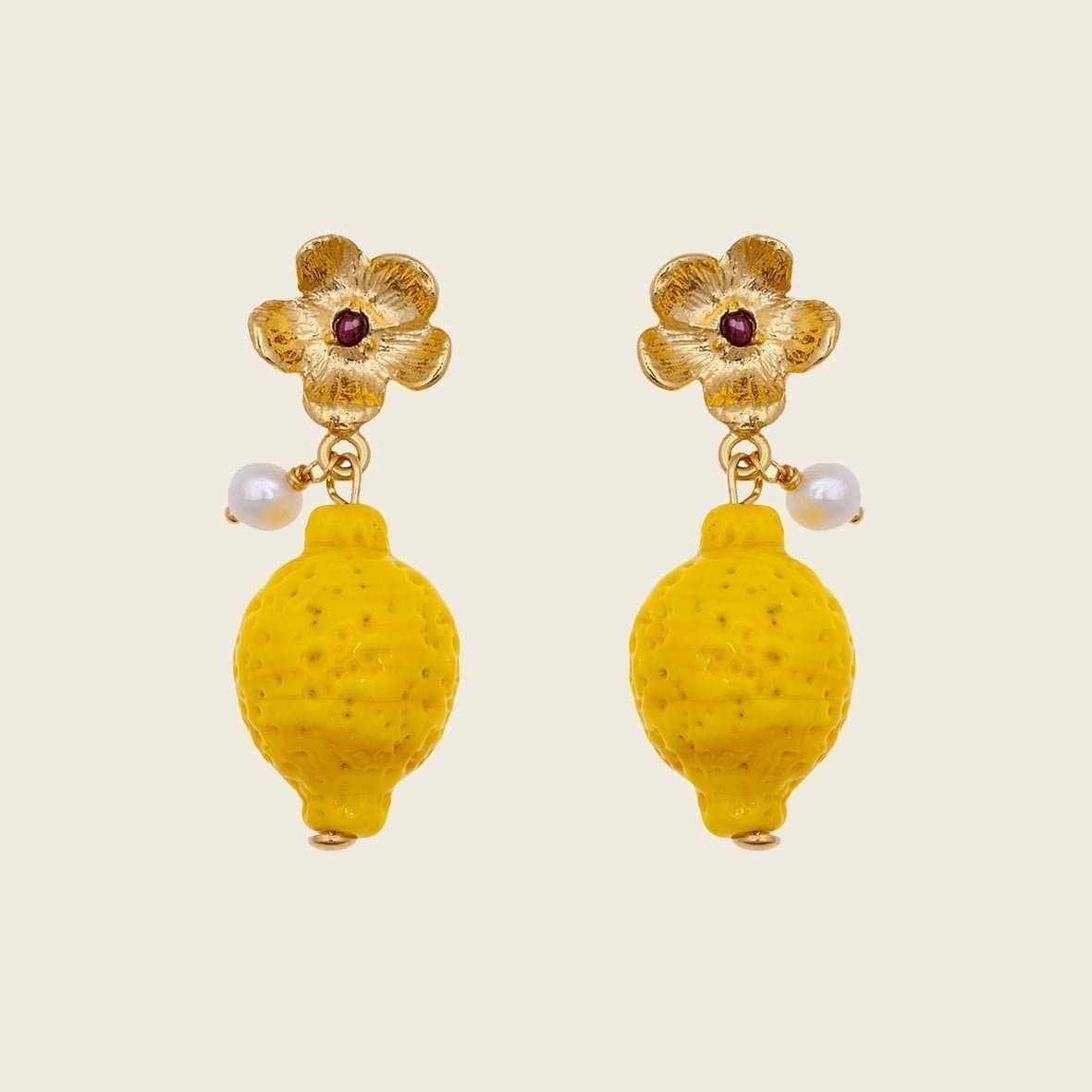 EA26 LEMON 10DECOART EARRINGS SS21 summer stories lemon 1
