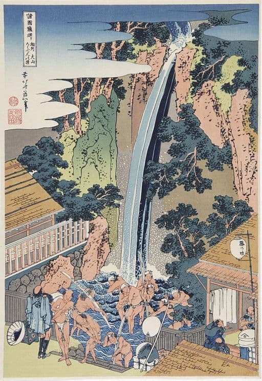 512px Katsushika Hokusai 1760 1849 De Roben waterval 1835