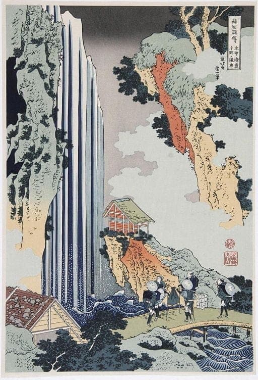 512px Katsushika Hokusai 1760 1849 Ono waterval aan de Kisokaido 1835