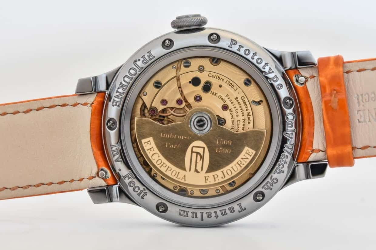 FP Journe FCC Blue Only Watch 2021 Automaton Francis Ford Coppola Ambroise Pare review 8 1