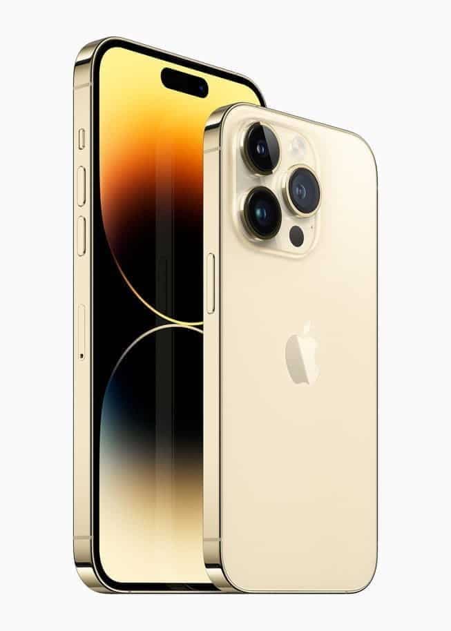 Apple iPhone 14 Pro iPhone 14 Pro Max gold 220907 geo inline