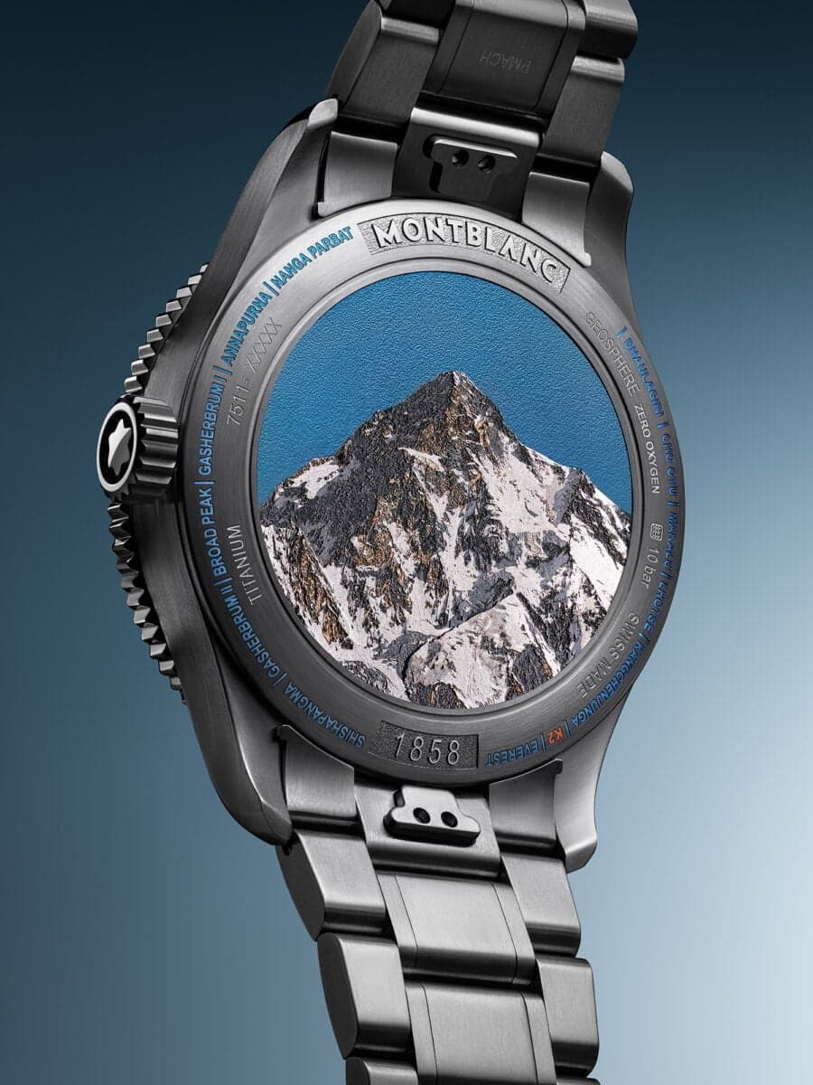 Montblanc 1858 Geosphere 0 Oxygen The 8000 42mm 3e