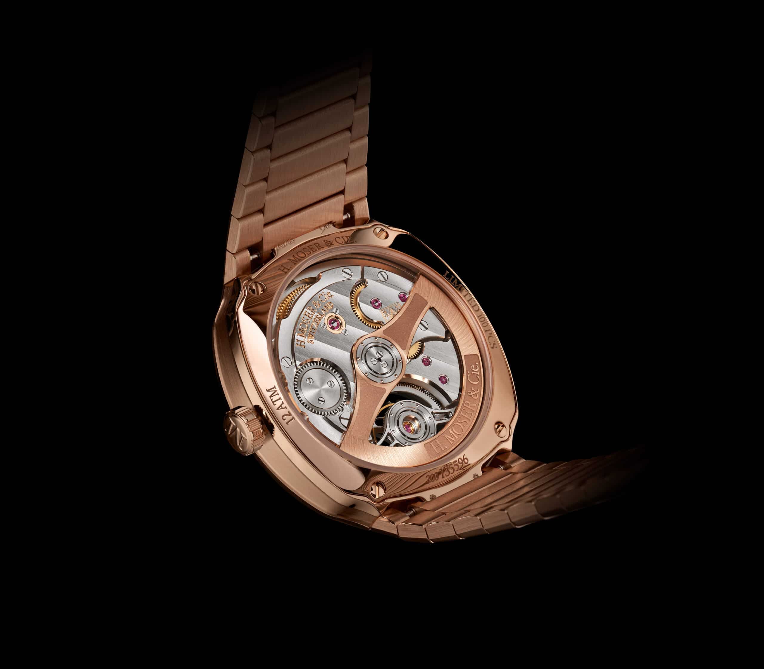 HMoser 6804 0406 Streamliner Tourbillon RG Wyoming Jade Caseback B