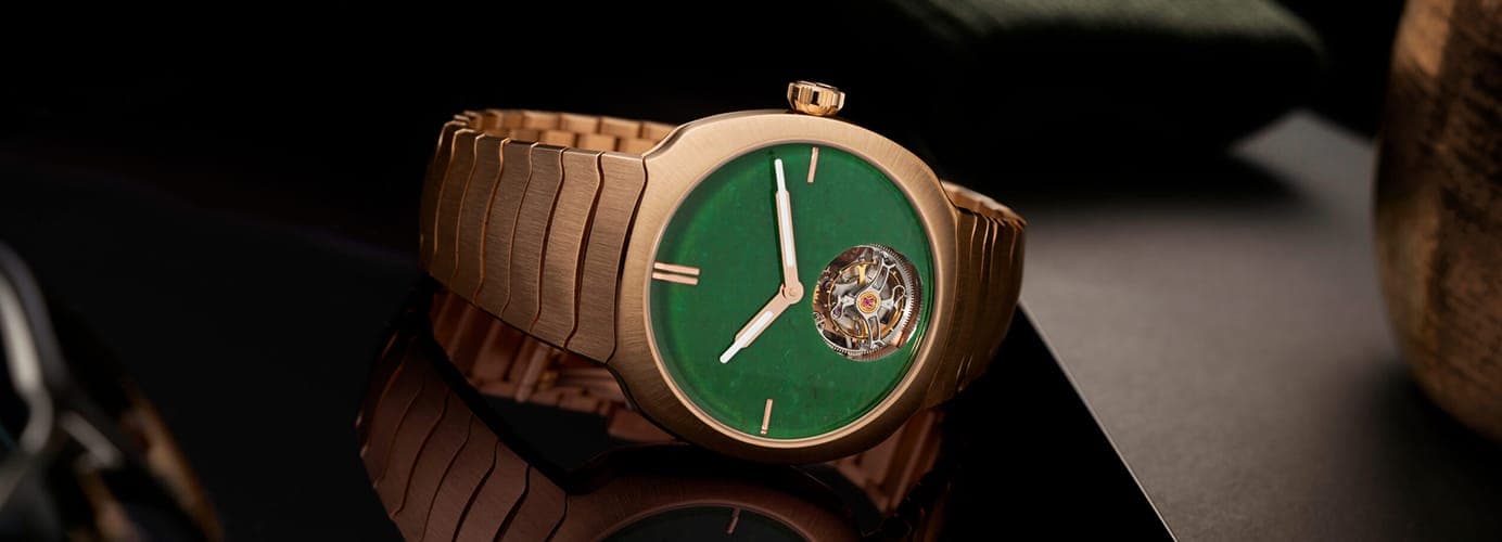 Yeşimden Bir Kadran: H. Moser & Cie. Streamliner Tourbillon Wyoming Jade