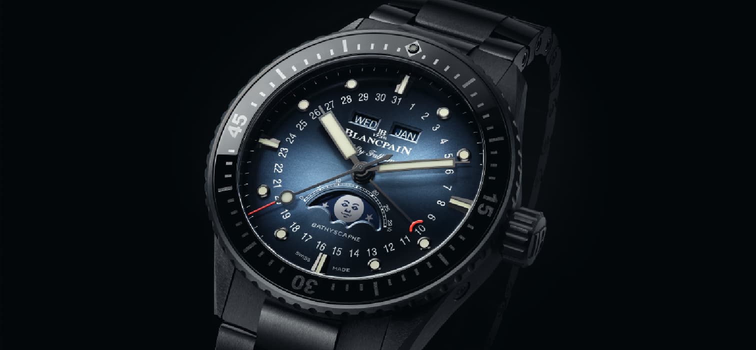 Tamamen Seramik: Blancpain Bathyscaphe Quantième Complet de Lune