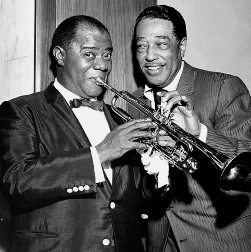 Duke Ellington Louis Armstrong