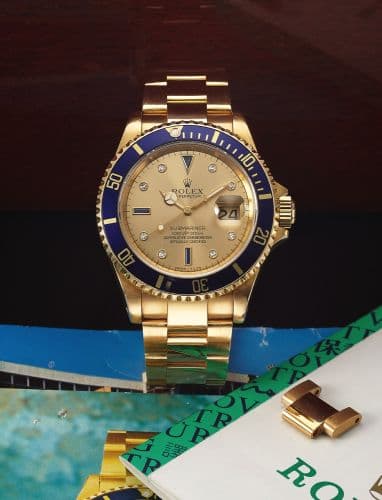 Rolex 16618 Gold Serti
