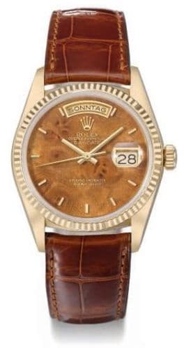 Rolex 18038 Burr Wood