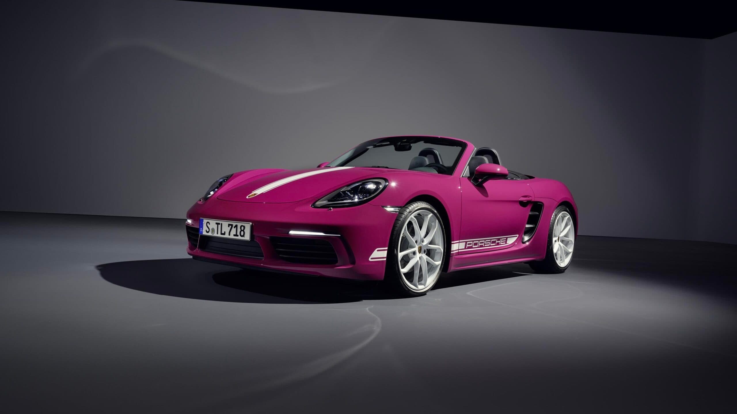 Cabrio Otomobiller Porsche 718 Boxster