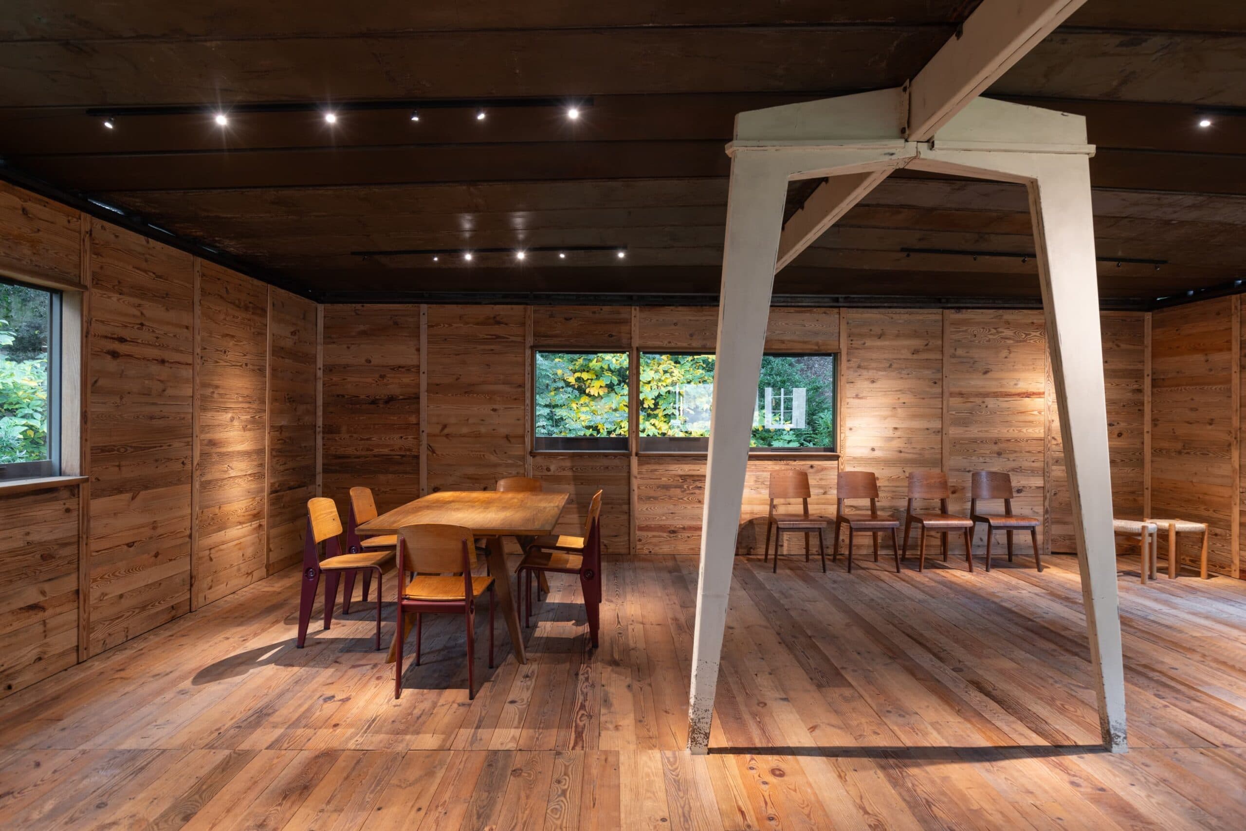 Design Miami Paris 2024 Carnac House by Jean Prouve for Galerie Downtown LAFFANOUR at Design Miami