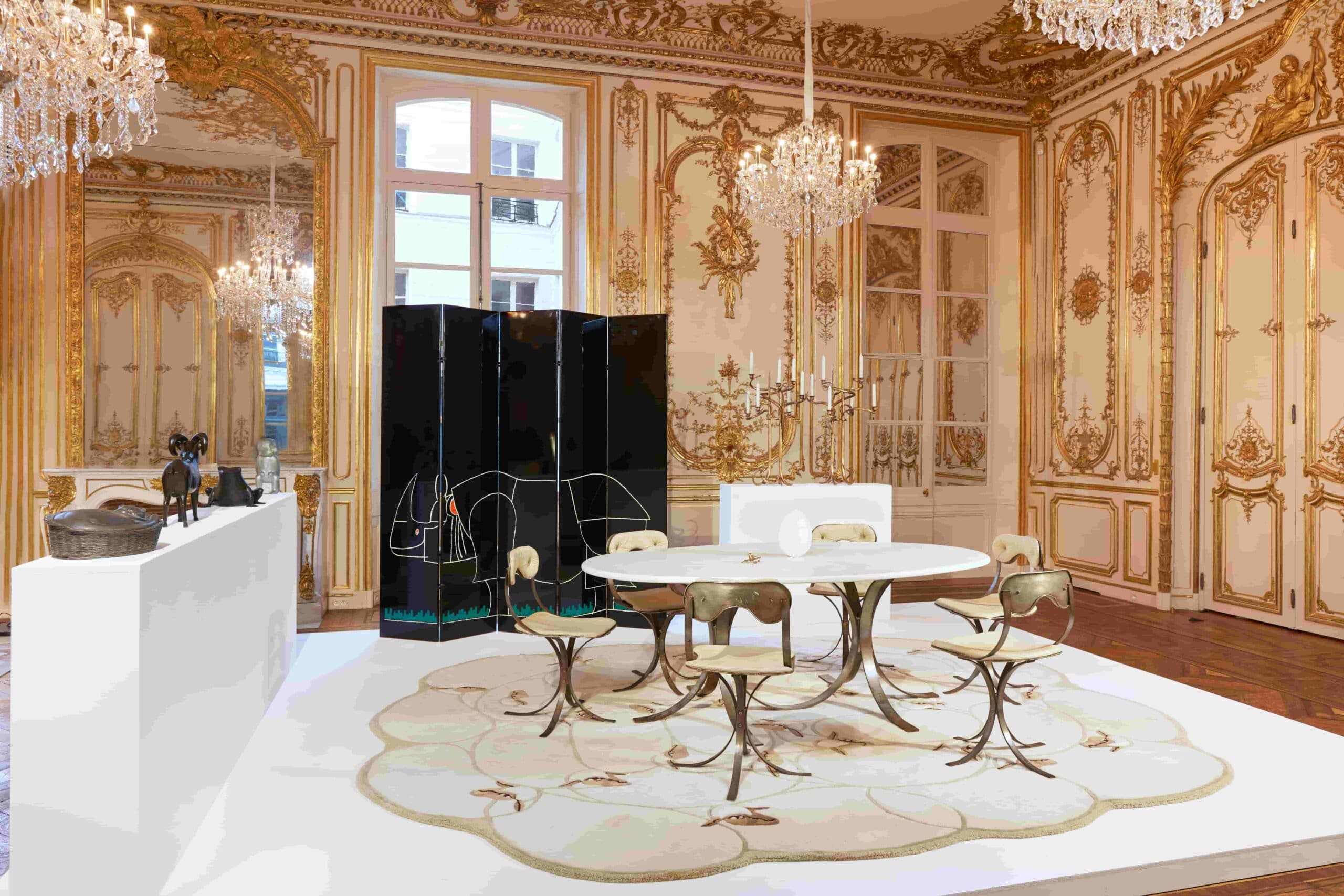 Design Miami Paris 2024 Mobilier de salle a manger by Francois Xavier Lalanne for Galerie Mitterand Image credit Studio Shapiro 3