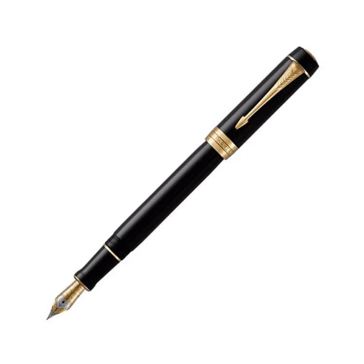 Parker Duofold Centennial Fountain Pen Precious Resine Gold Trim