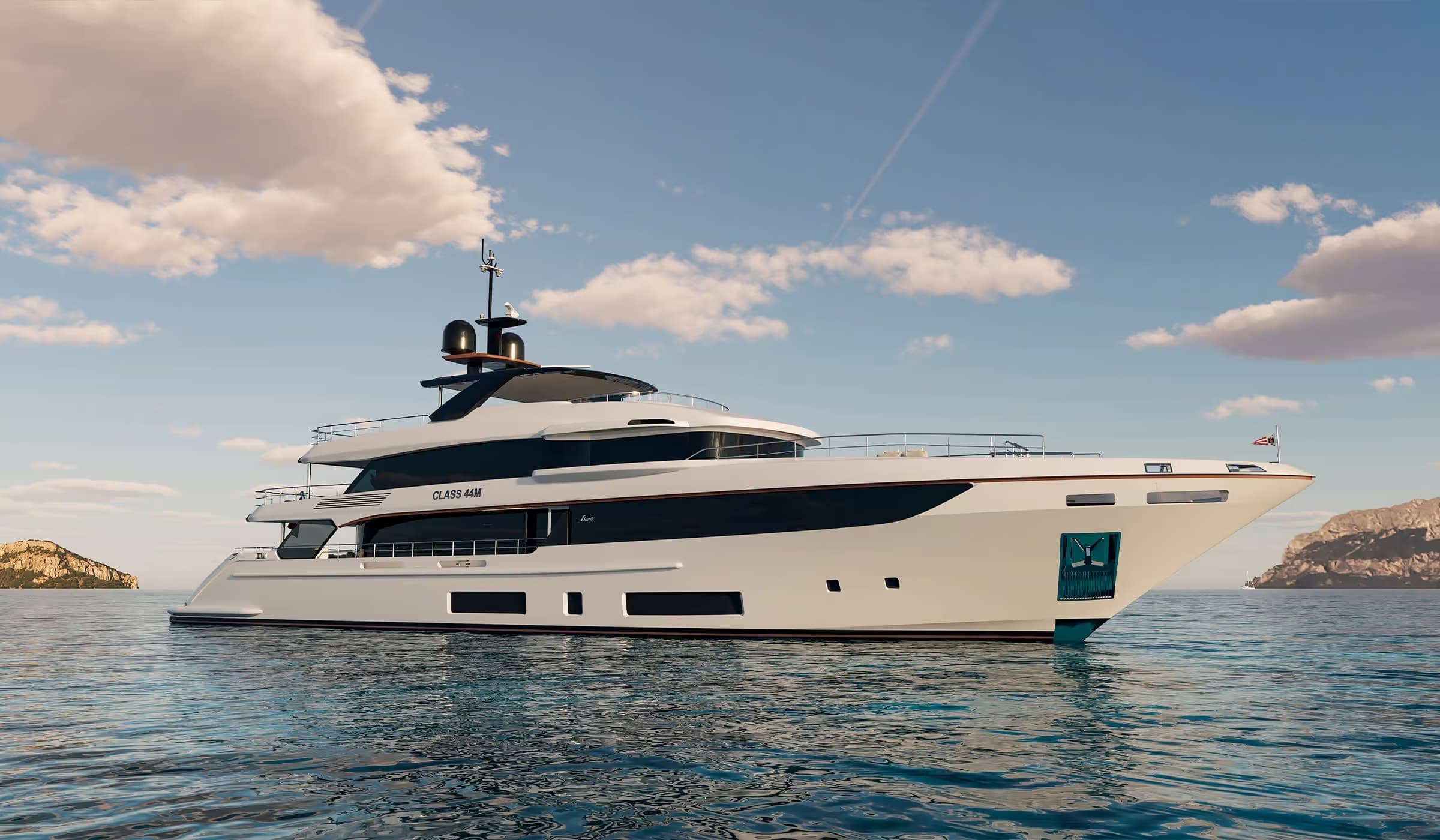 2025 Cannes Yat Fuarinda Promiyeri Yapilacak 10 Luks Tekne Benetti Yachts Class 44m Exteriors 00 Overview