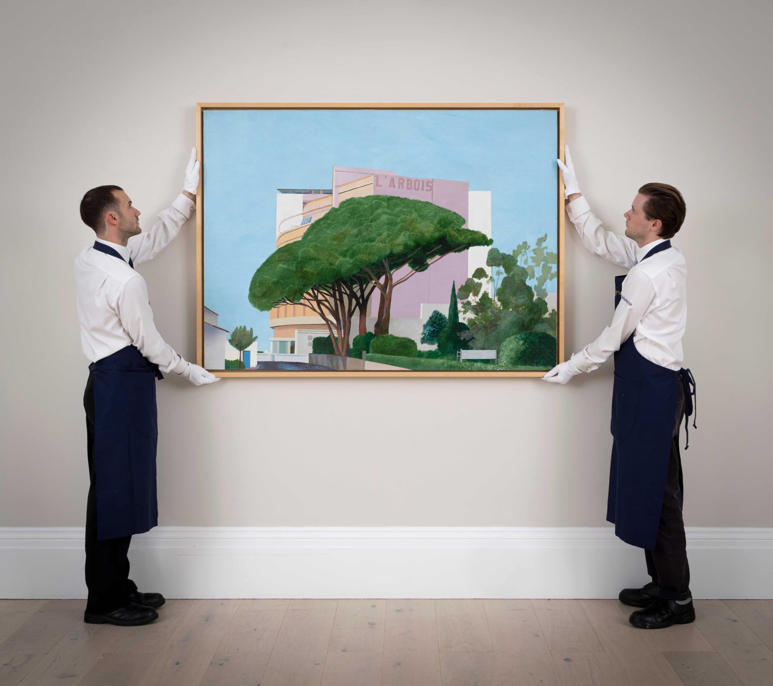 7 adimda evinize sanat eseri secme rehberi David Hockney LArbois Sainte Maxime 1968 est