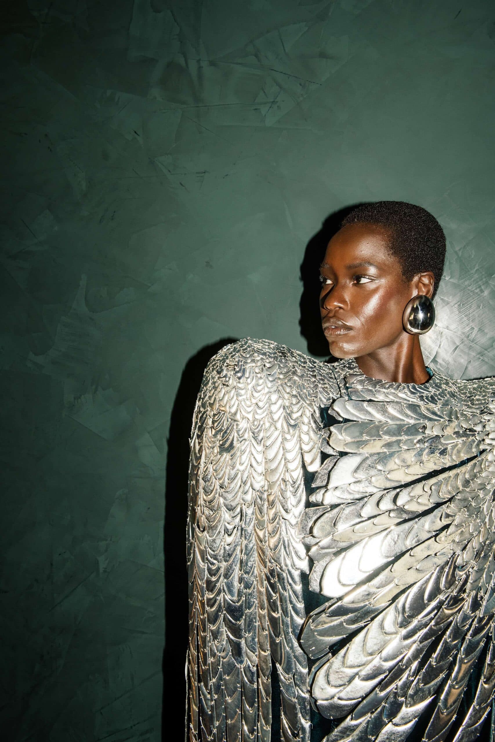 2026 Moda Sergileri Model Awar Odhiang İn Schiaparelli Haute Couture Autumn Winter
