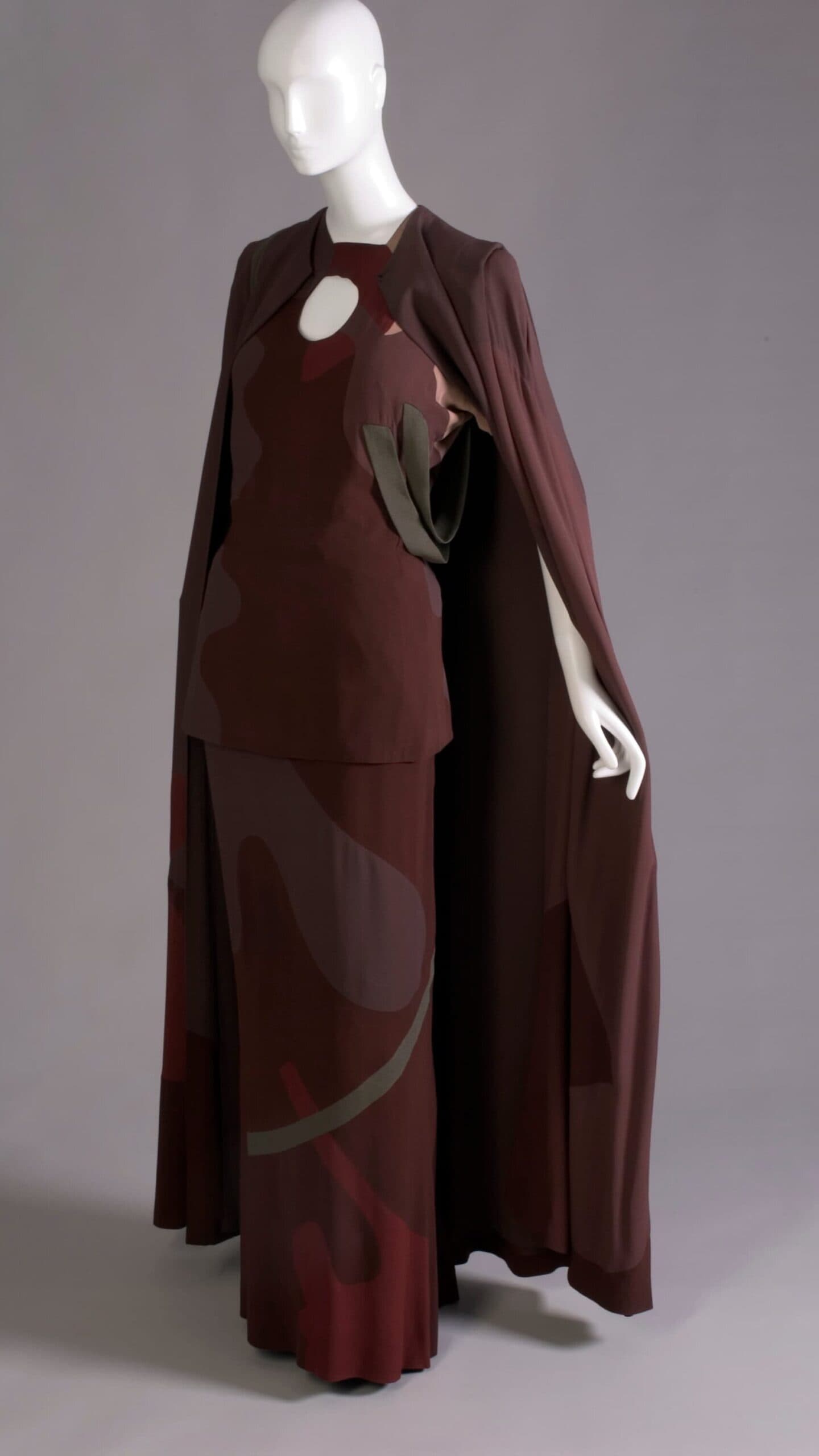 Adrian Modern Museum Collection Rayon Crepe Evening Ensemble 1945 United States ©the Museum At Fit 1
