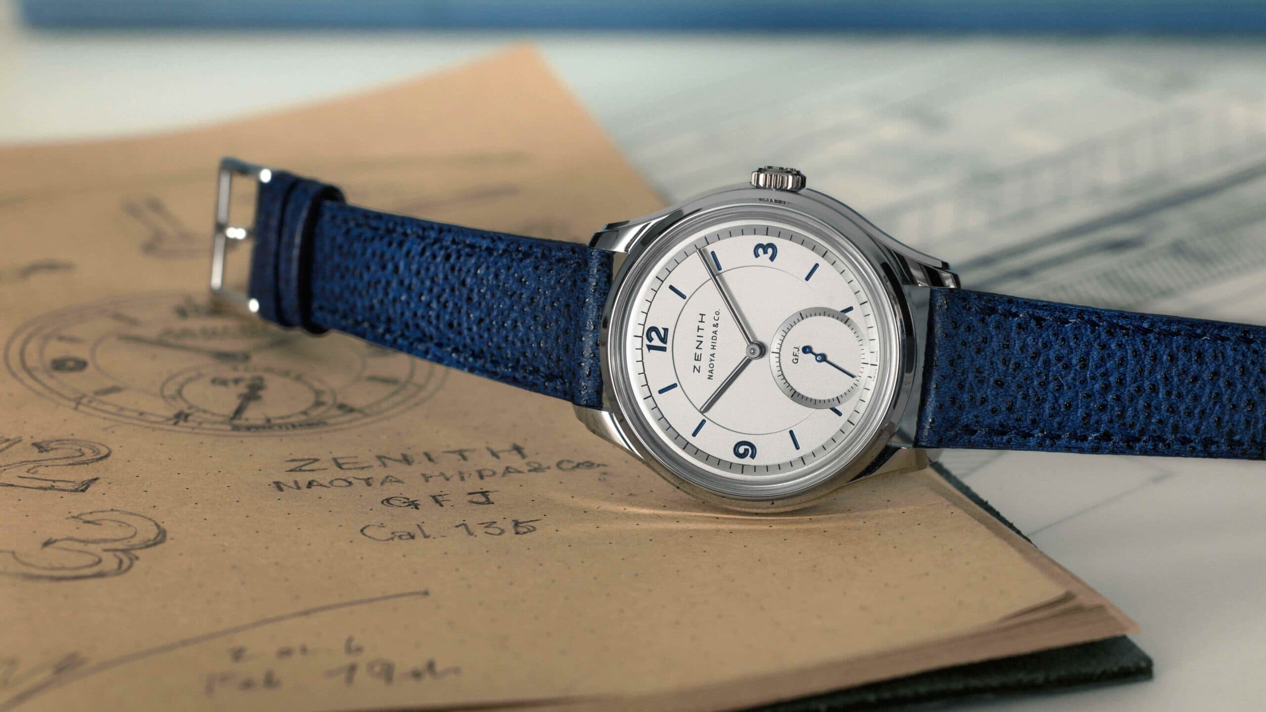 Tek Kadran, Çift İmza: Zenith G.F.J. Calibre 135 Double Signed with Naoya Hida & Co.