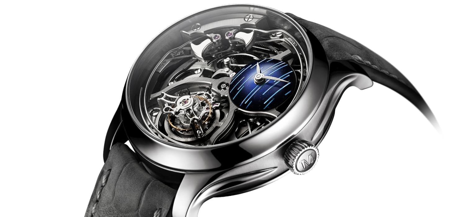 Yeni Endeavour Minute Repeater Cylindrical Tourbillon Skeleton Cosmic Rain