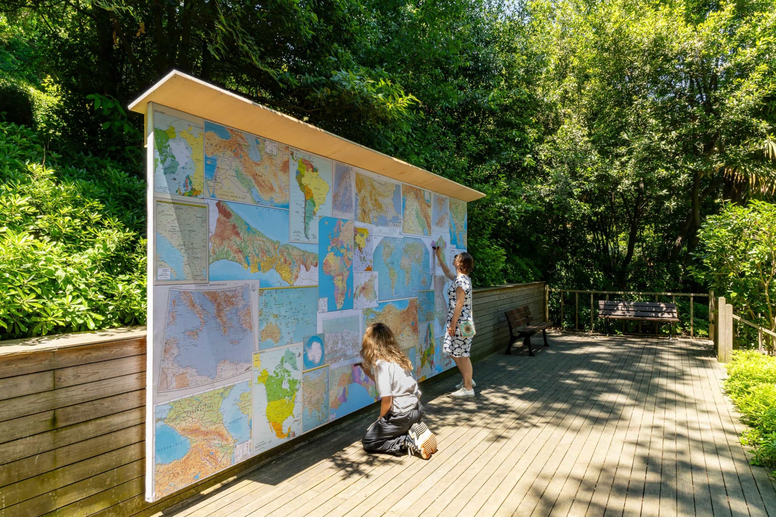 Yoko Ono Harita Dusleme Parcasi İmagine Map Piece