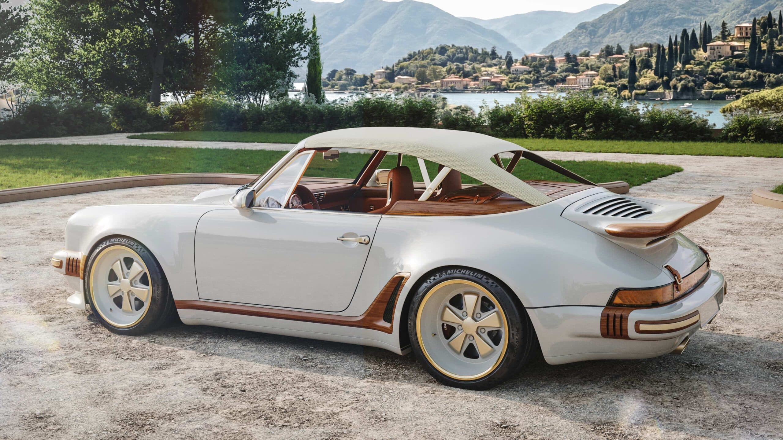Rendering Como Porsche 911 Reimagined By Singer Classic Turbo