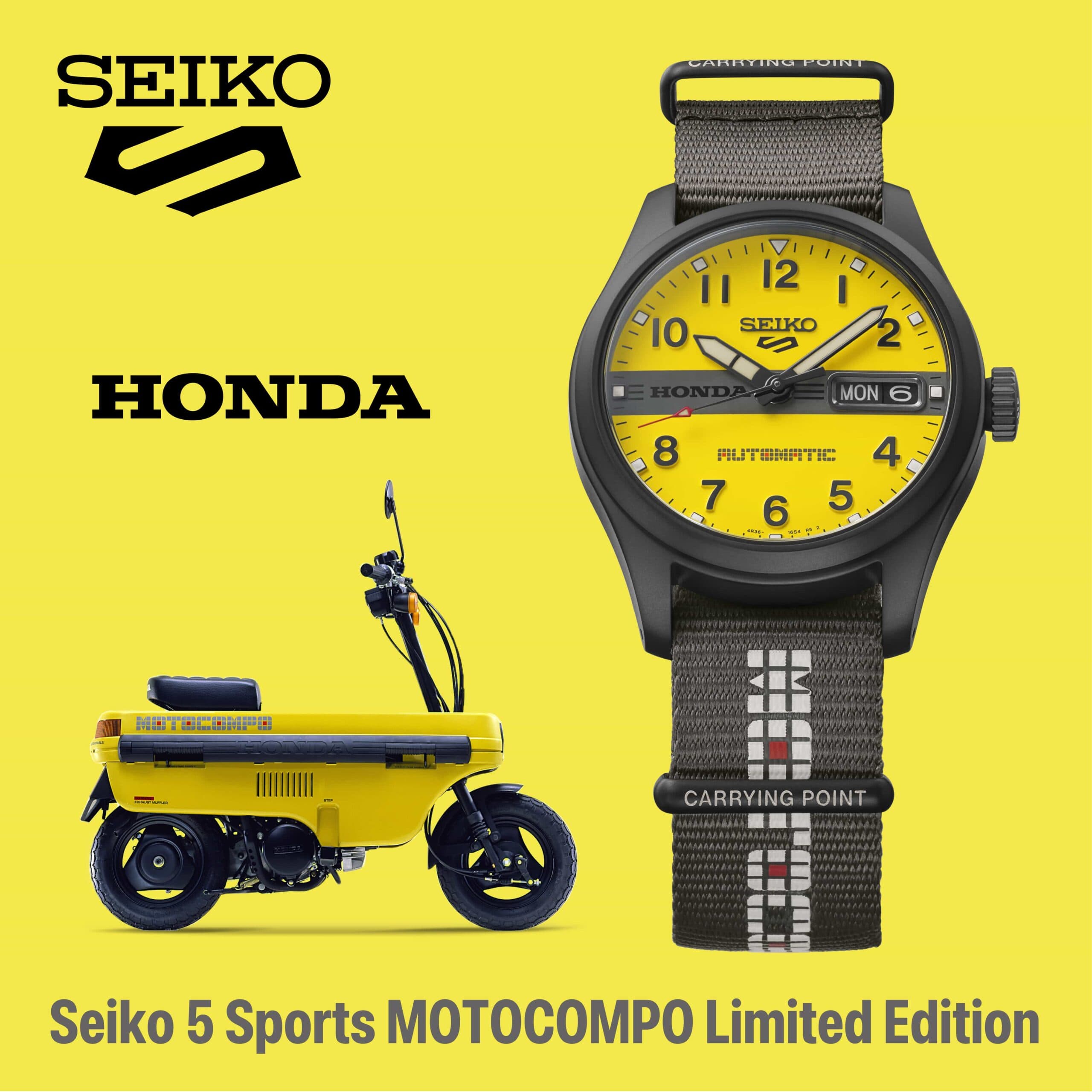 Yeni Seiko 5 Sports Motocompo Limited Edition