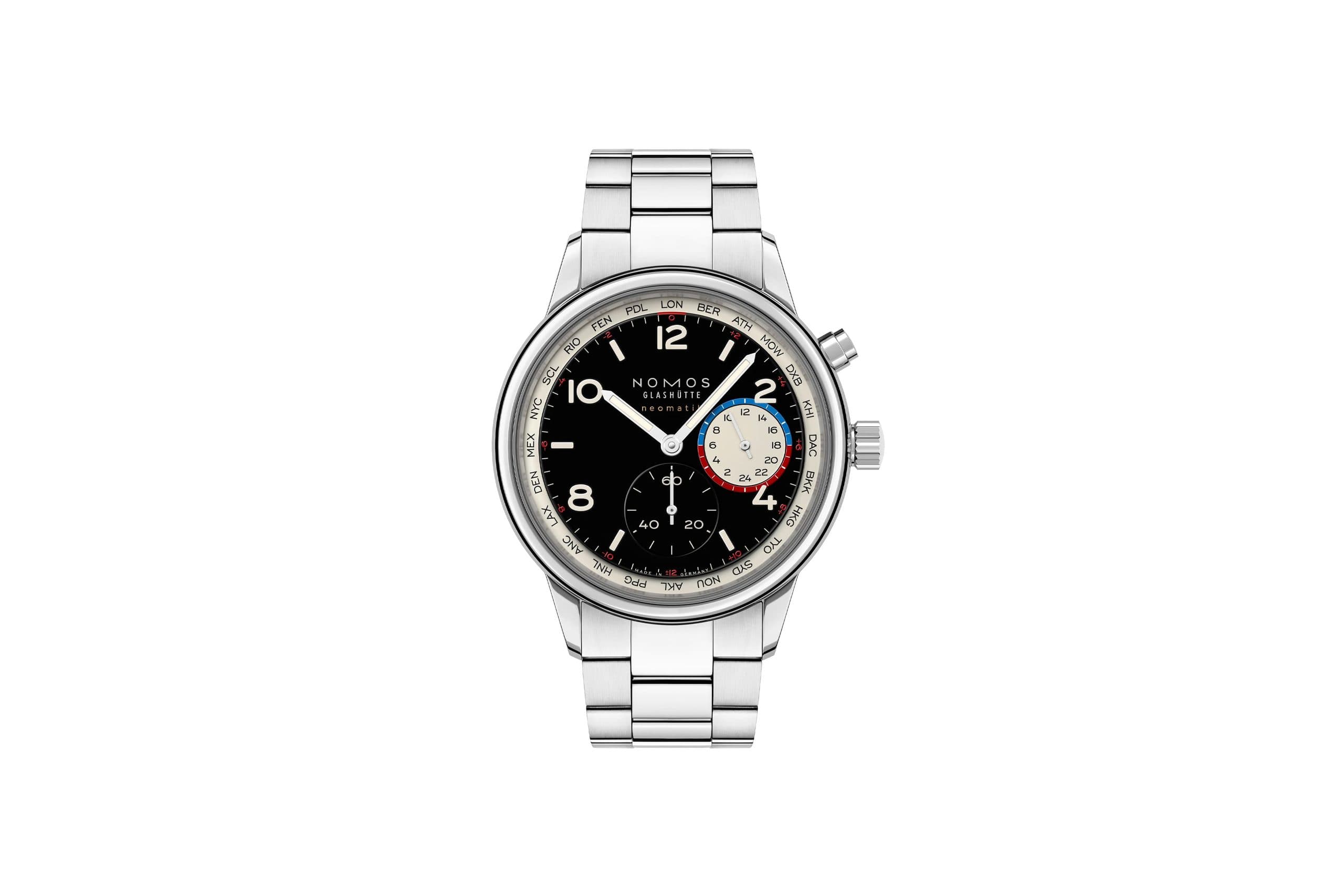 Nomos Glashütte’den Yeni Club Sport Neomatik Worldtimer Dark