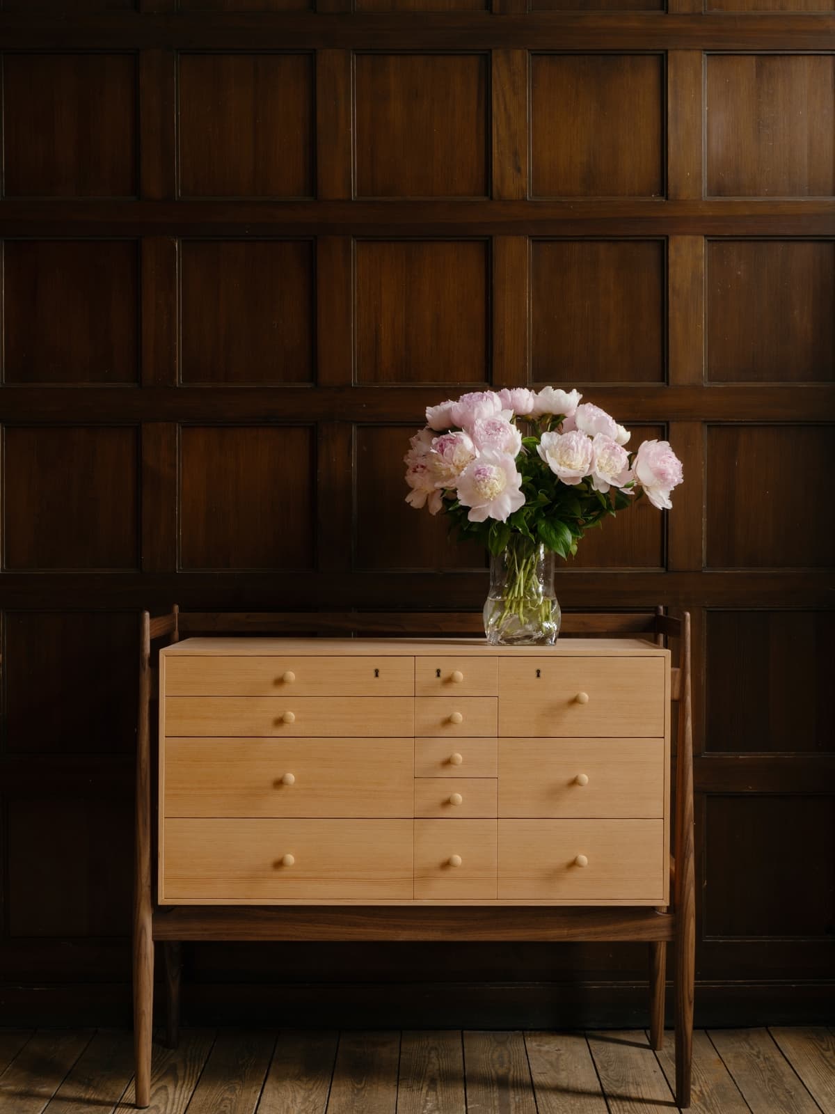 The Silverware Cabinet Oregon Pine Walnut18