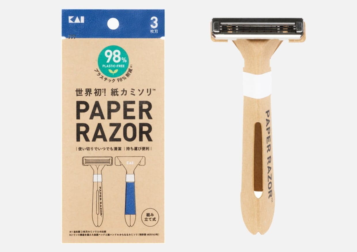 kai disposable paper razor design dezeen 2364 col 0 1