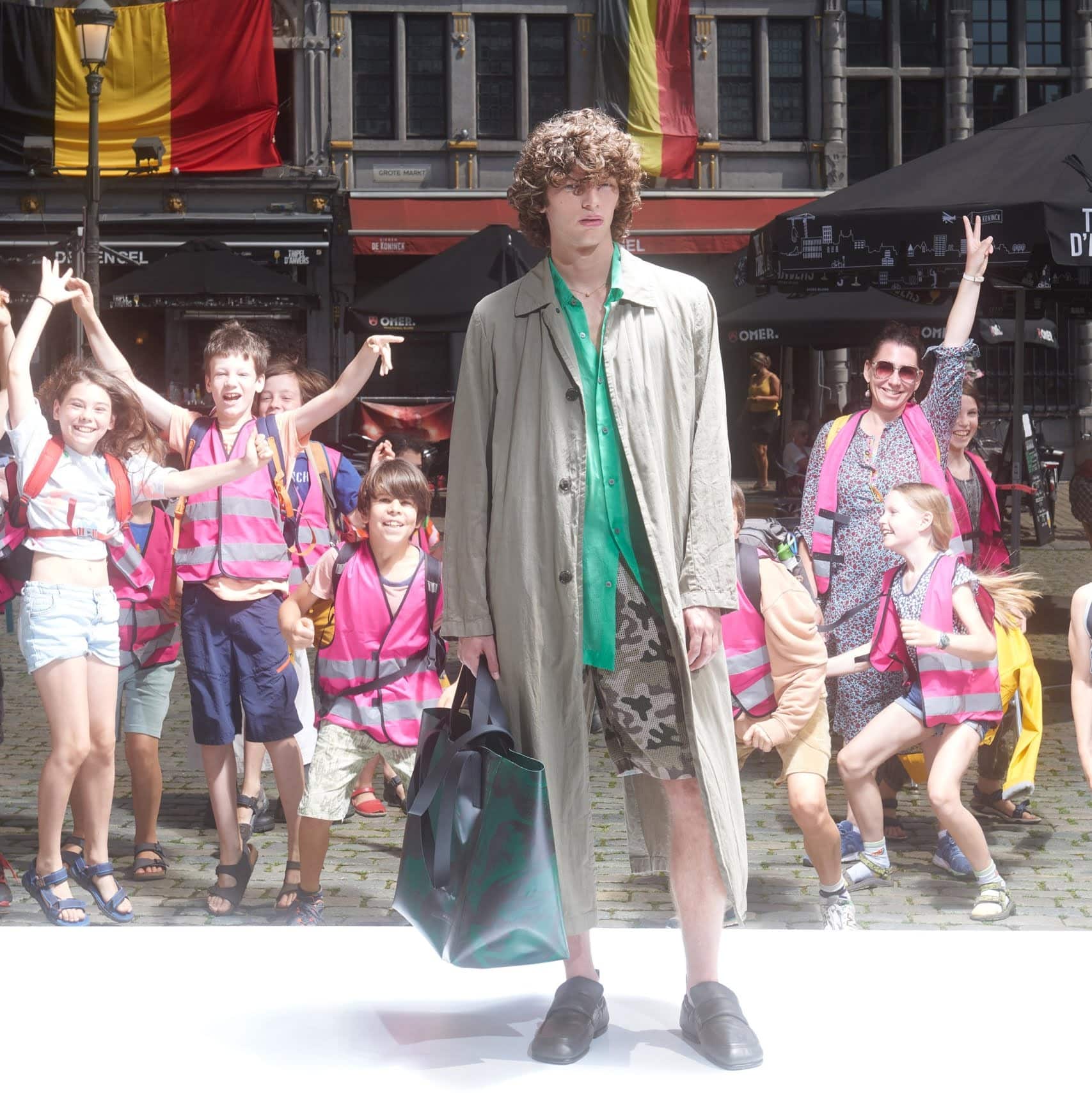 A Mobile Podium in the Streets of the City